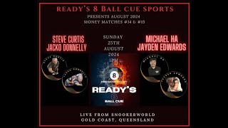 Readys 8 Ball Cue Sports  August MM 2024 [upl. by Soneson897]