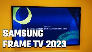 Unboxing and installling Samsung 32quot The Frame QLED TV with Art Mode LS03C 2023 [upl. by Eudora122]