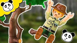 ⭕ PLAYMOBIL Kita  Förster stürzt vom Baum  Playmobil Film [upl. by Aidua]