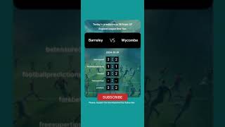 Barnsley vs Wycombe Today Prediction football predictions bettingtips [upl. by Enyrat209]