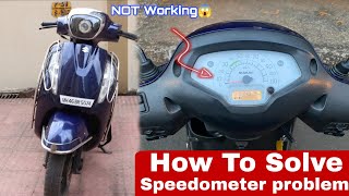 How to solve speedometer problem in scooter  suzuki access 125 Repair speedometer [upl. by Merow506]