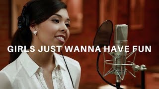 Cindy Lauper  Girls Just Wanna Have Fun Spanish Cover by Carissa Vales [upl. by Ahsitruc]