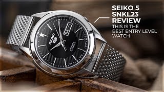 This Is The Best Entry Level Watch  Are Cheap Watches Worth It  The Seiko 5 SNKL23 Review [upl. by Nesta861]