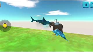 25 Shark Vs 25 Elephant Fighting Animal Revolt Battle Simulator Group Vs Group Arbs Gameplay [upl. by Ardnek]