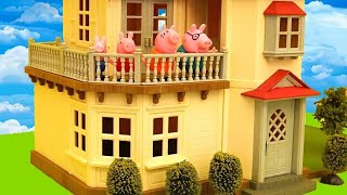 Peppa Pig and Her Family Move to a New House [upl. by Ysdnil]