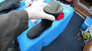 How to Replace Dry Suit Boots [upl. by Iamhaj]