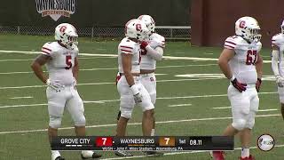 Waynesburg University Football Vs Grove City College September 9th 2023 [upl. by Nami]