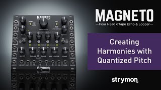 Strymon Magneto  Creating Harmonies With Quantized Pitch [upl. by Leiand]