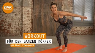 Workout für den ganzen Körper  fitmitfranzi  DAKGesundheit [upl. by Wyck]