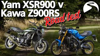 2022 Yamaha XSR900 v Kawasaki Z900RS  Road Test [upl. by Ditter]