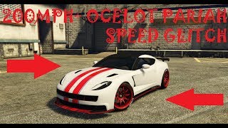 GTA V  New Ocelot Pariah 200MPH SPEED GLITCH 144 [upl. by Miahc]