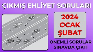 HARİKA SORULAR BİR ARADA  2024 OCAK ŞUBAT Çıkmış Ehliyet Soruları  2024 Ehliyet Sınav Soruları [upl. by Weidner]