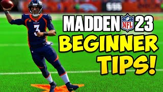 From Beginner to Master 10 Tips To Win Now in Madden 23 [upl. by Ailisec245]