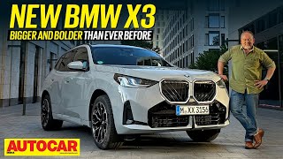 New BMW X3 review  Bigger and better equipped but is it still fun to drive  Drive Autocar India [upl. by Annaoj]