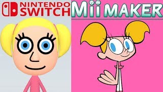 Mii Maker How To Create Dee Dee From Dexter Laboratory [upl. by Lida]