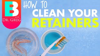 How to Clean Retainers Hawley Essix Clear etc [upl. by Laenej51]