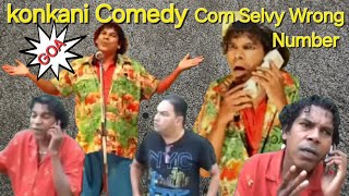 Konkani comedy By Com Selvy Wrong Number goanmusic konkanicomedy konkanisongs konkanimusic goan [upl. by Isbella351]