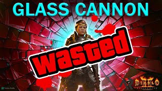 My Biggest Disappointment Glass Cannon Assassin Build  D2R [upl. by Elleinnod]