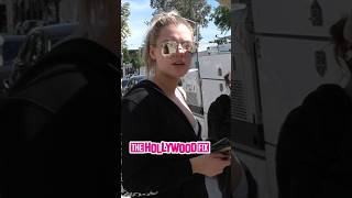 Alissa Violet Doesnt Know Who Jake Paul Is While Leaving Lunch With Chantel Jeffries At Urth Caffe [upl. by Ozmo]