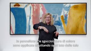 Sala 2  videoguida LIS  Helen Frankenthaler Dipingere senza regole [upl. by Landon202]