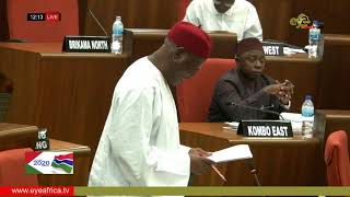 KnowYourBudget2020 Contribution of HON MOMODOU LK SANNEH DEPUTY SPEAKER [upl. by Erb]