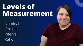 Levels and Scales of Measurement The difference between Nominal ordinal interval and ratio data [upl. by Essenaj320]