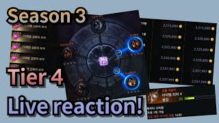 Lost Ark Season3 Live Tier4 Reaction [upl. by Mcclees]