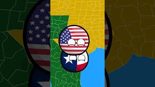 la historia del expansionismo estadounidense humor de paises countryballs humor estadosunidos [upl. by Ayekahs436]