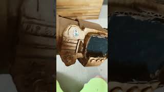 Finished pip boy 3000 cardboard diy fallout paint [upl. by Wilburt726]