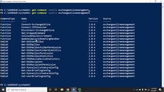 Connecting to Exchange Online in PowerShell [upl. by Aleekahs]