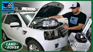 How to Remove a Land Rover Freelander 2 Headlight  HID Bulb Replacement [upl. by Nnyleak446]