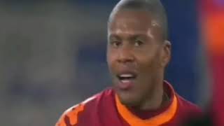 Tiro imbarazzante di Julio Baptista in RomaPalermo  Commento Carlo Zampa [upl. by Heady12]