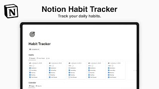 Notion Habit Tracker Build Healthy Habits and Transform Your Life [upl. by Oliva163]