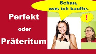 Perfekt oder Präteritum – Wann ist es nicht egal was man nimmt Deutsch B1B2 [upl. by Gairc]