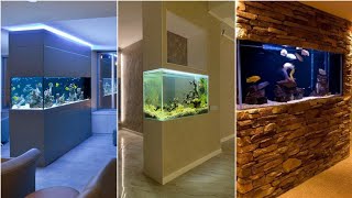 quotUnderwater Elegance Enhancing Your Fish wall tank Aquariumquot  Pared de peces gracias [upl. by Hayimas]