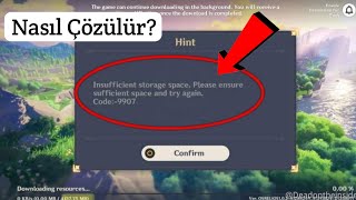 Androidde Genshin Impact Yetersiz Depolama Alanı Sorunu Nasıl Onarılır ৷ Yeni güncelleme [upl. by Oterol]