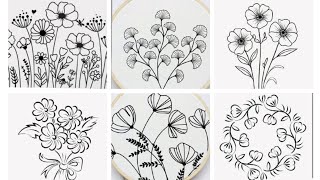 Top Pillow Cover Drawing Ideas 💡 Embroidery designs Takiya ke Design New [upl. by Yesnek]