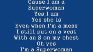 Superwoman Alicia Keys Lyrics [upl. by Nerraf419]