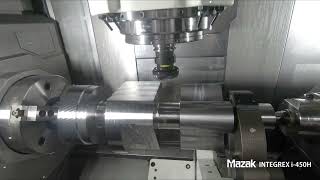 Mazak Integrex i450H  multitasking CNC [upl. by Llibyc]