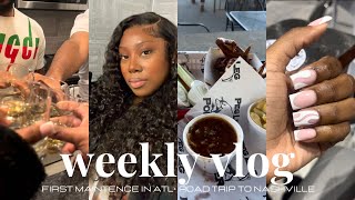 WEEKLY VLOG MY FIRST MAINTENANCE IN ATLANTA  ROAD TRIP TO NASHVILLE  FREAKNIK AT FISK [upl. by Merralee316]