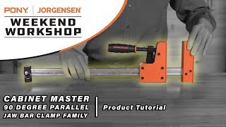 Weekend Workshop  Pony Jorgensen Cabinet Master 90 Degree Parallel Jaw Bar Clamp Tutorial [upl. by Kelsey98]