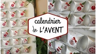 1 calendrier de lavent class et réutilisable DIY [upl. by Ynatsyd]