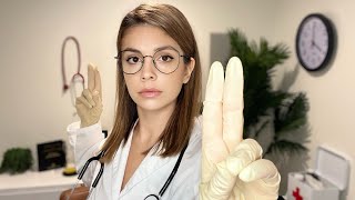 ASMR REALISTIC Cranial Nerve Exam Taste Disorder Peripheral Vision Ear Eye Exam Hearing Test [upl. by Materse]