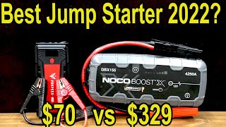 Best Car Jump Starter 2022 Jump Start a 59L Diesel amp 74L Big Block NOCO Autogen Yesper Gooloo [upl. by Nahrut]