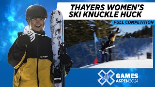 Thayers Women’s Ski Knuckle Huck FULL COMPETITION  X Games Aspen 2024 [upl. by Raye641]