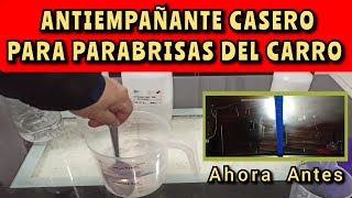 Cómo hacer ANTIEMPAÑANTE CASERO para el parabrisas [upl. by Thekla]