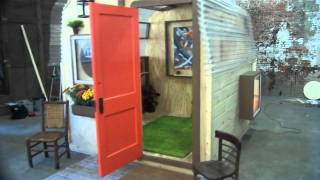 8 by 8 tiny prefabricated guest house cabin small shelter shed [upl. by Ahsyia]