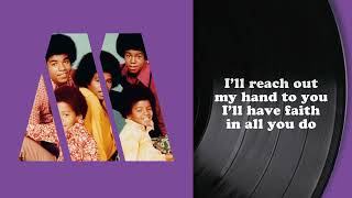 Jackson 5  Ill Be There Lyric Video [upl. by Lemhar668]