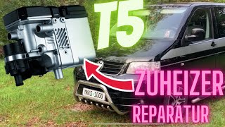 VW T5 Zuheizer DEFEKT  Reparatur bei Compramas  Zuheizer keine Kommunikation [upl. by Esinereb781]