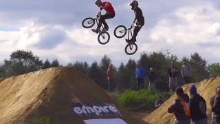 Head to Head BMX Dirt Jump Racing TRA Double Cross [upl. by Libyc]